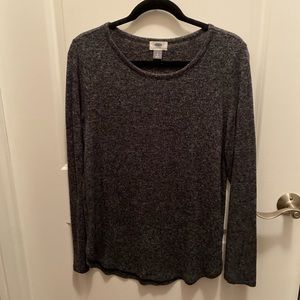 Grey long sleeve top